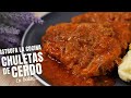 Las CHULETAS de CERDO en SALSA mas suaves y jugosas, RECETA FÁCIL y RICA con pocos ingredientes