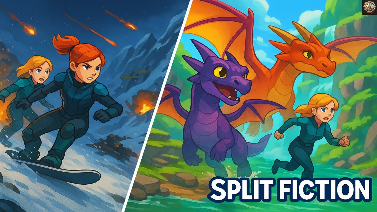 Split Fiction  - War-Zone Snowboarding to Dragon Physics Puzzles in One Episode