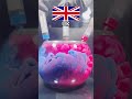 🇬🇧 UK Flag Color Mix in Water | Oddly Satisfying Art | Relaxing ASMR Visuals #shorts #colormixing