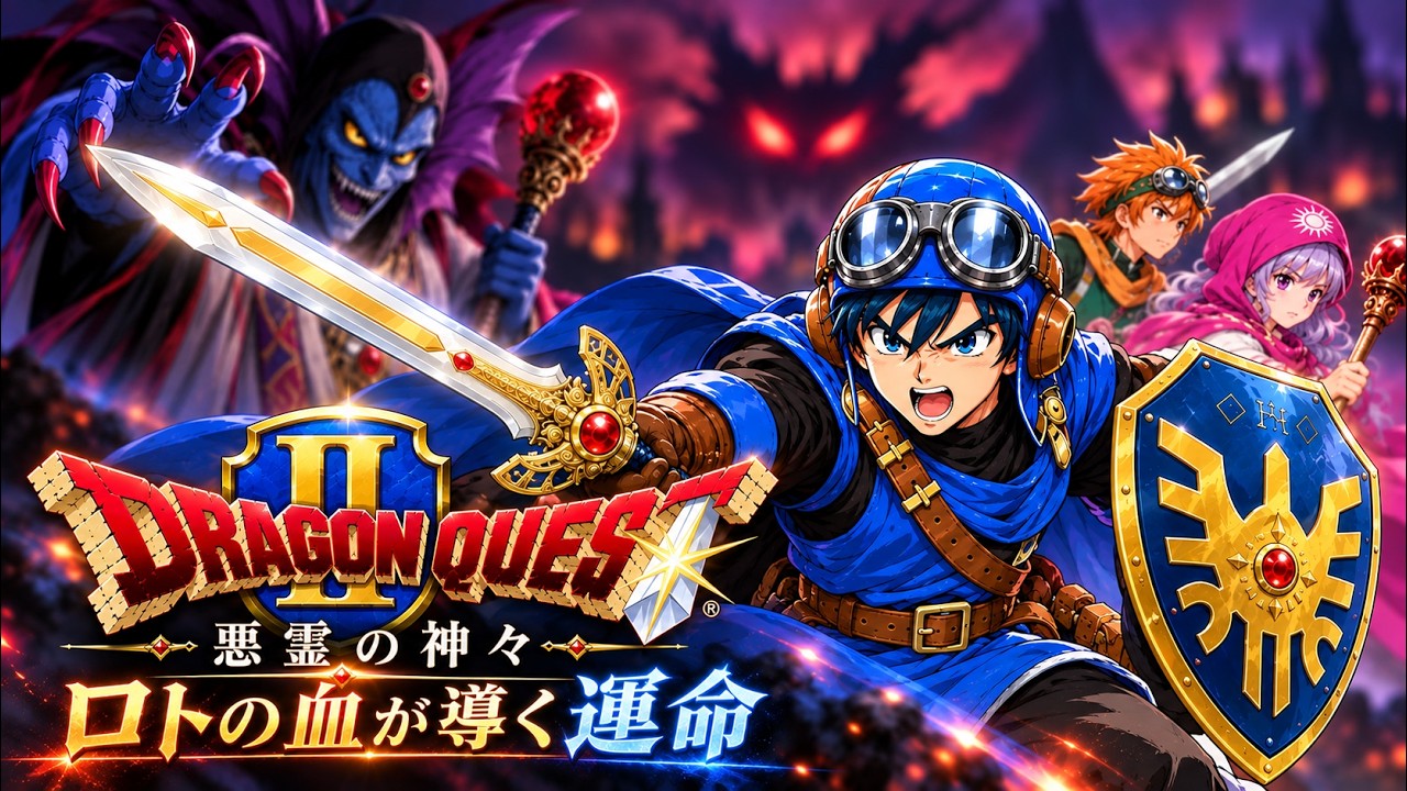 DQ2】ロトの末裔、闇に挑む｜ハーゴン・シドー決戦 MV