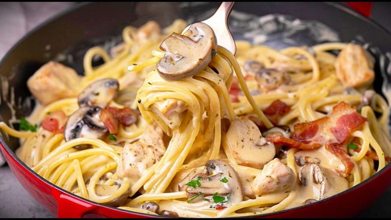 One Pan Creamy Chicken Pasta — Incredibly Delicious and Easy Recipe