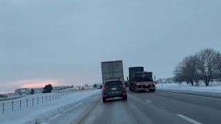 VIDEO: Icy road conditions causes multiple accidents on I-80 in central Nebraska