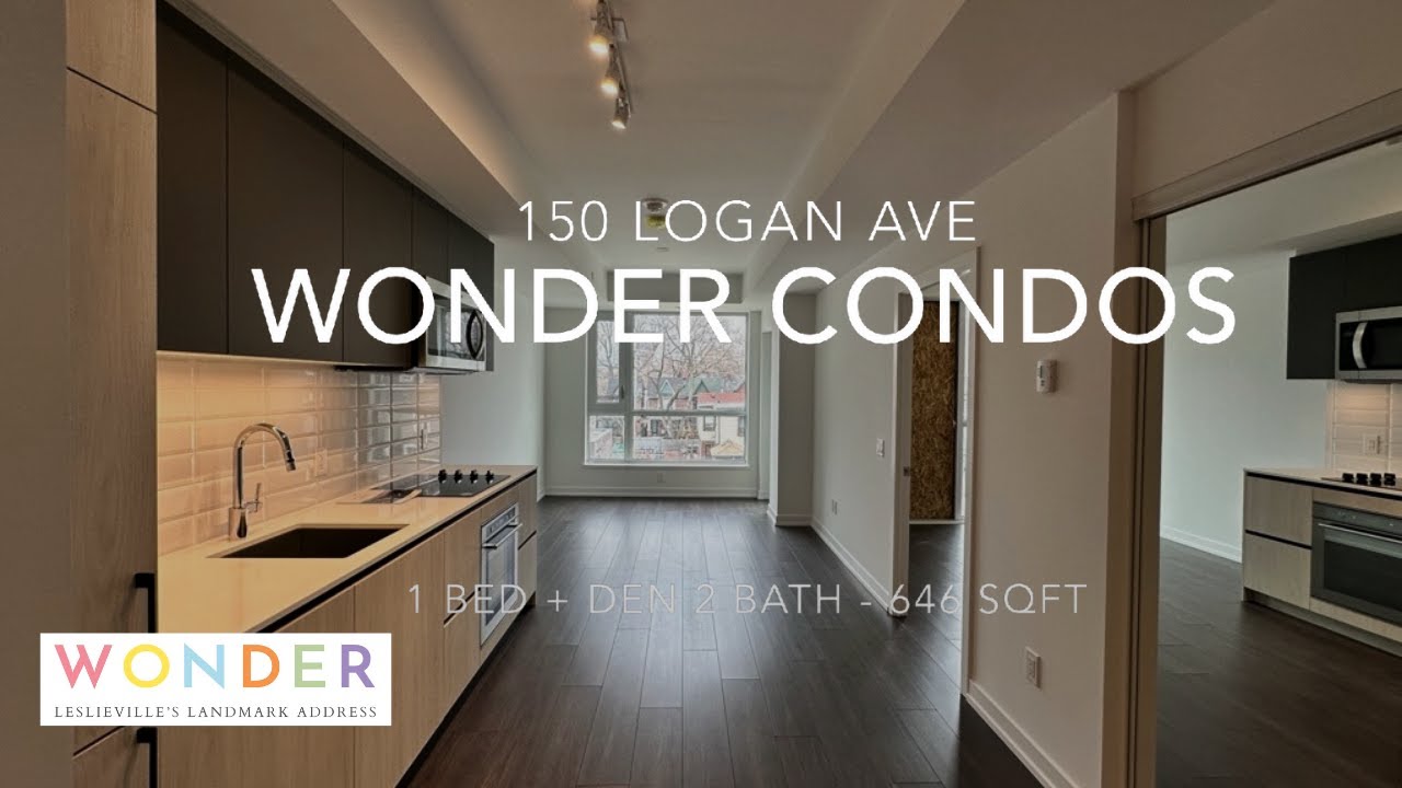 Wonder Condos 150 Logan Ave 1 Bed + Den 2 Bath 646 sqft YouTube