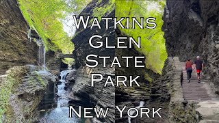 Watkins Glen State Park, Upstate NY | 19 Waterfalls, Mystical Bridges, and Unique Drone Shots