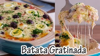 BATATA GRATINADA À PORTUGUESA I Receitas e Temperos