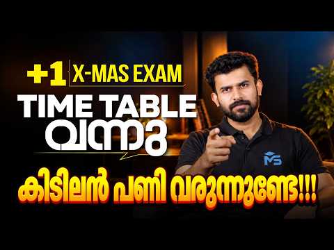 Plus One Christmas Exam Timetable has arrived. Is there any work coming up!!! | MS Solutions Chri...