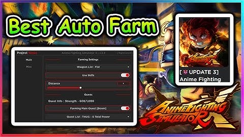 Roblox Anime Fighting Simulator X Script - Best Auto Farm