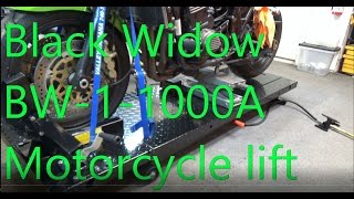 Black Widow BW-1000A Motorcycle lift