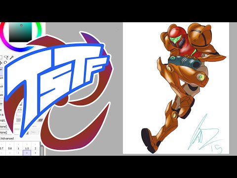 Samus Aran (Metroid) - SPEED PAINT - TopSpinTheFuzzy