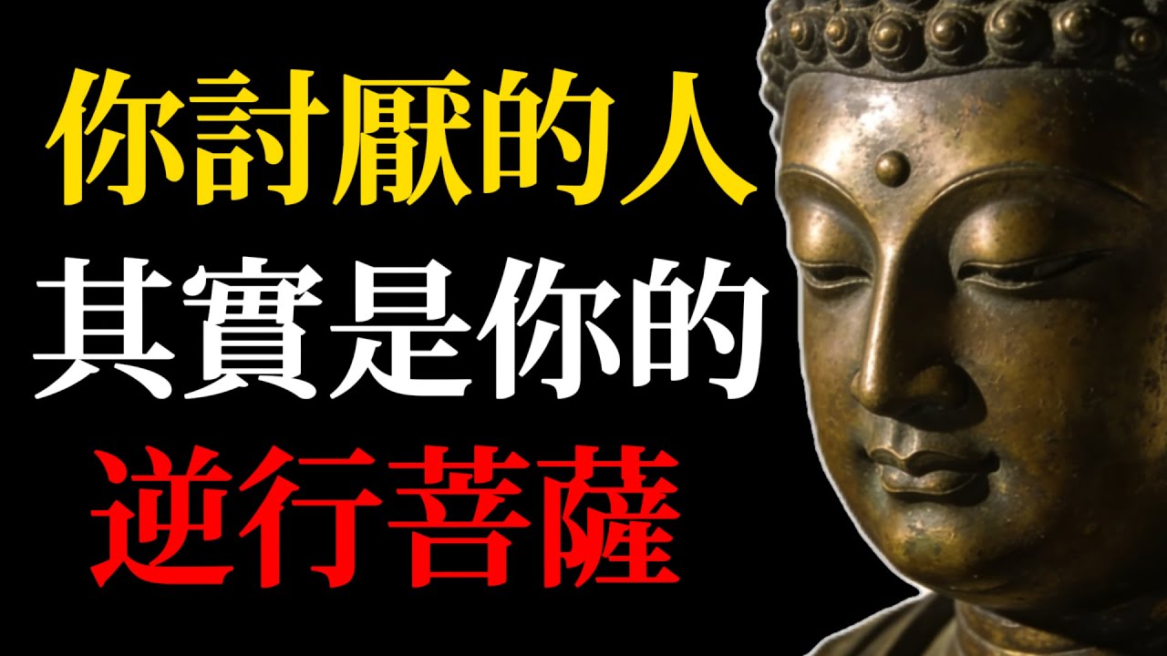 佛說：沒有冤家，難成菩提！你討厭的人，其實是你的「逆行菩薩」！#佛學智慧#逆行菩薩#人際沖突療愈#佛陀經典#嗔恨情緒#轉念修行#業力關系#怨憎會#忍辱波羅蜜#修行故事#佛教心理#業力轉化#臺灣佛學頻道
