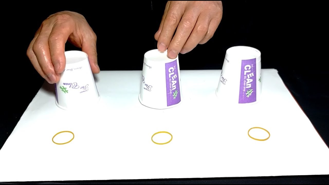 Magic Tricks Revealed - Paper Cup #1 / 마술 속임수 공개 - 종이컵 #1 - YouTube