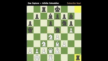 One Capture -  Infinite Calculation #chesschallenge #tacticstime