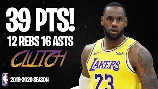 Lebron James Insane Triple-Double Highlights Vs Dallas Mavericks - 01112019