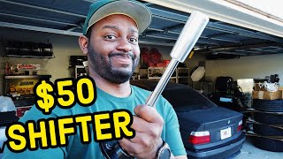 E36 eBay Chassis Mounted Shifter For Roxanne The Sedan with Garagistic Solid Mounts
