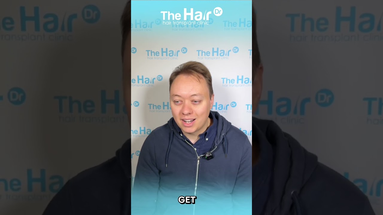 Huw’s Hair Transplant Journey Begins | Expert Care at The Hair Dr