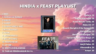 Best of Hindia x Feast Full Album | TOP 20 PLAYLIST SPOTIFY TANPA IKLAN