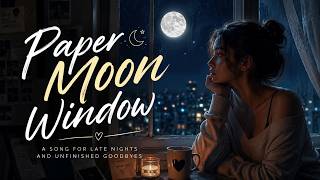 Paper Moon Window 🌙 | Emotional LoFi Love Song | Chill Indie Pop | Relaxing Night Vibes
