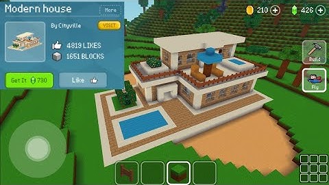 Modern House #8 - Block Craft 3d: Building Simulator Games for Free