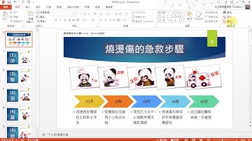 [TQC考試] TQC Powerpoint 2013 201 燒燙傷急救步驟