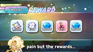 i got alot of rewards from *master mode* 🥺