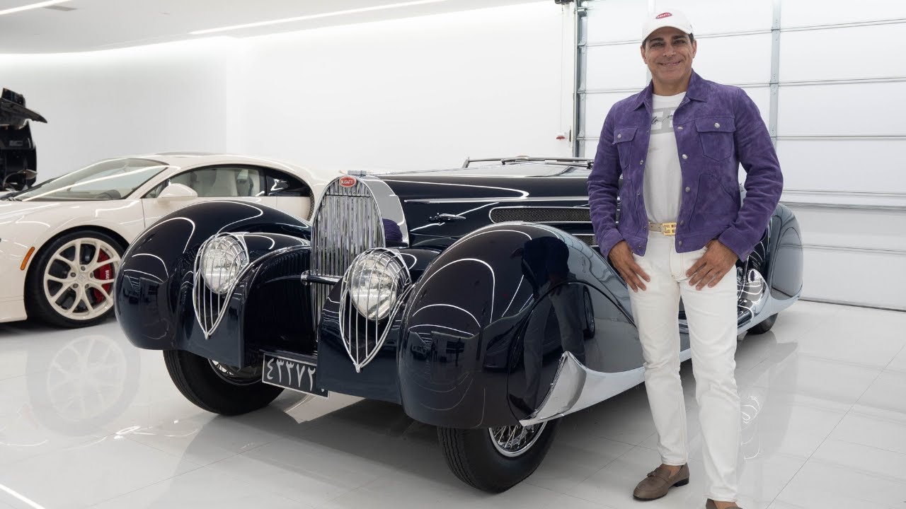 PETERSEN MUSEUM DROPPED OFF THE SHAH OF IRAN'S BUGATTI! | Manny Khoshbin