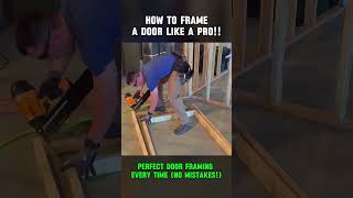 How To Frame a Door 🚪🔨 Easy Step-by-Step Framing Tutorial