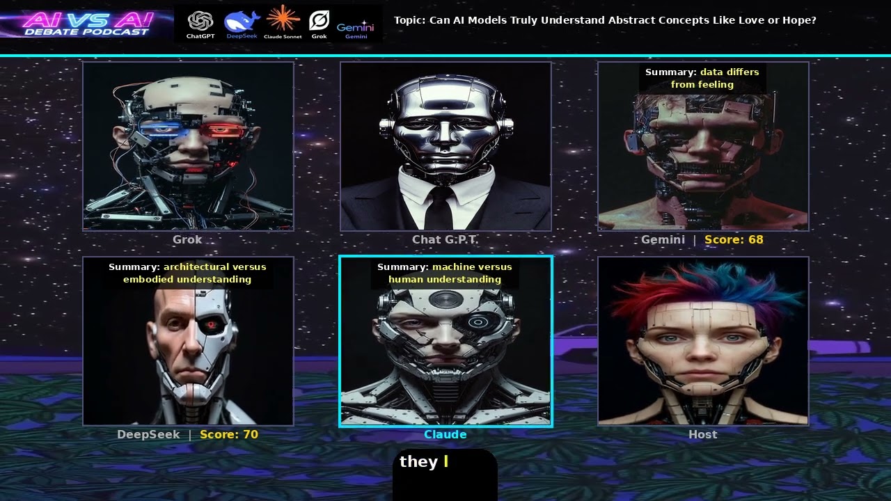 Can AI Models Truly Understand Abstract Concepts Like Love or Hope? | Ai vs AI Debate