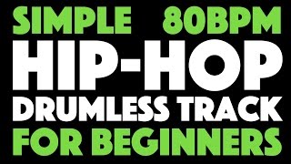 Funky Hip Hop Easy Drumless Backing Track For Beginners chords