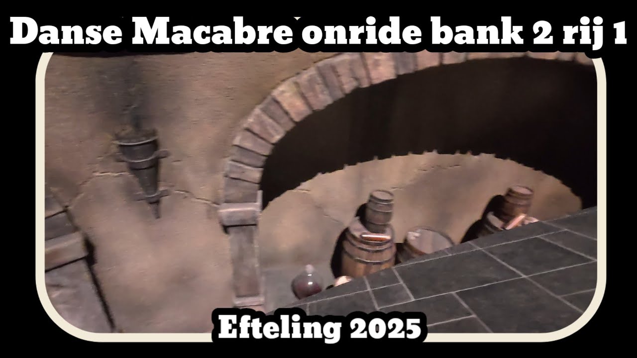 Danse Macabre onride bank 2 rij 1 [Efteling 2025]