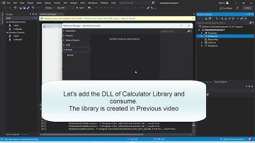 2.Creation of Windows UI Project and Consuming the Library