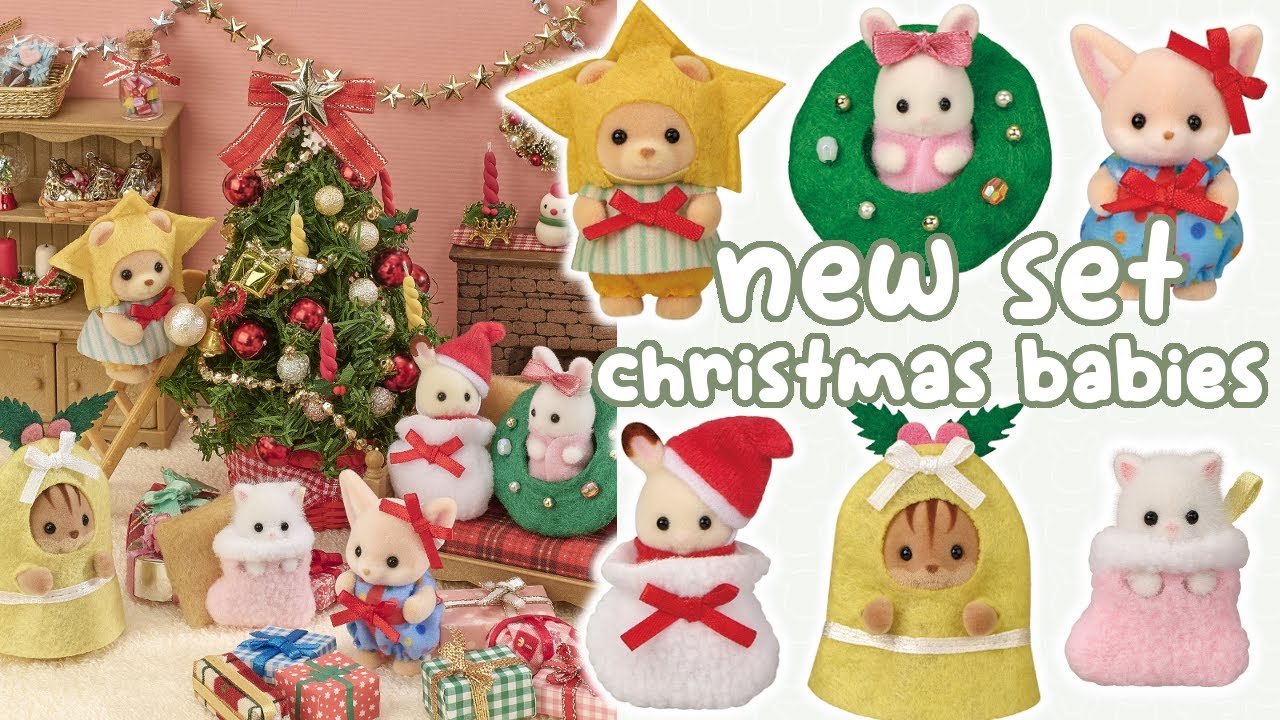 PRESENTATION Collection sylvanian families de Noël / CHRISTMAS SET 