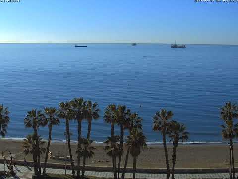 La Malagueta Beach live cam preview