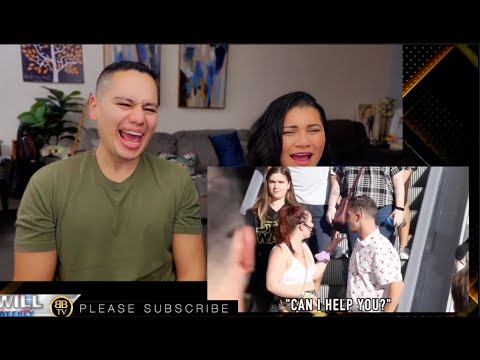 The Best Escalator Pranks Couples Reaction