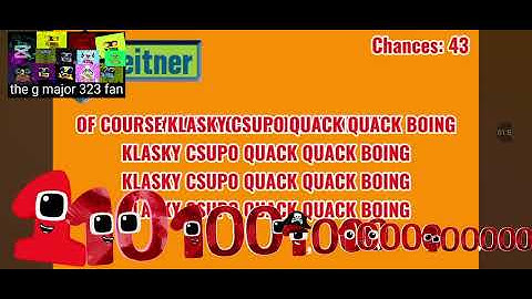 Achleitner os kill screen with 1 10 100 1000 10000 and 100000