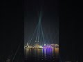 High-energy Laser Array on Hangzhou Qiantang River, Pre-Asian Games | 钱塘江畔的激光阵列 杭州亚运灯光秀 #shorts