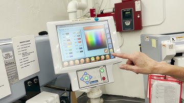 Embroidery - Changing Thread Colors On Barudan Automat Screen