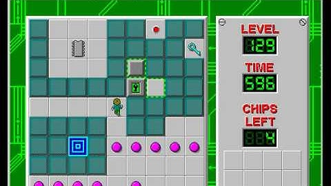 CCLP2 level 129 solution - 593 seconds