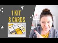 My favorite Things Friendship Card Kit - 1 Kit 8 Cards
