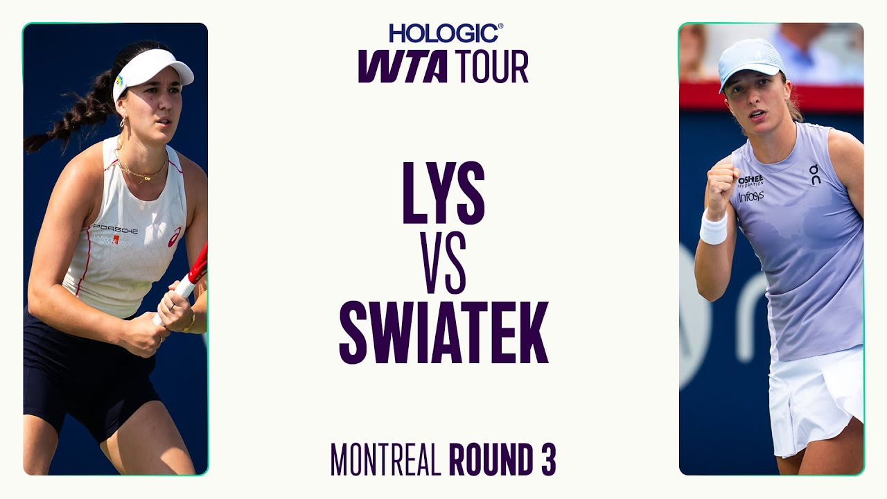 Ева Лис против Иги Швентек | Монреаль, 2025, раунд 3 | Лучшие моменты матча WTA