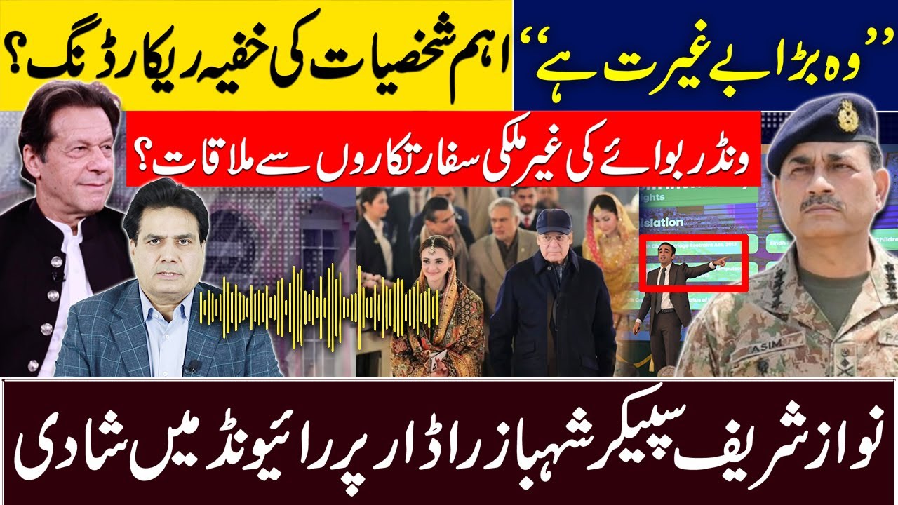 “وہ بڑا بے غیرت ہے”اہم شخصیات کی خفیہ ریکارڈنگ؟ ونڈربوائے کی غیرملکی سفارتکاروں سےملاقات؟