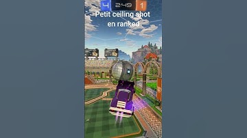 Ceiling shot en ranked 1v1 #shorts #rocketleague #rocketleagueclips