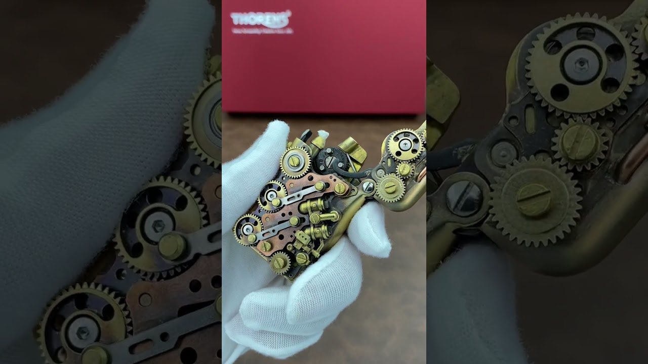 Thorens Collectible Steampunk Lighter | Complex Gear System Showcase