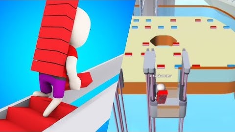 Bridge Race - Gameplay Walkthrough Levels 36-40 | All Levels Gameplay Android, ios