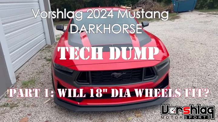 Vorshlag 2024 / S650 Mustang Tech Tips: Will 18" wheels fit?