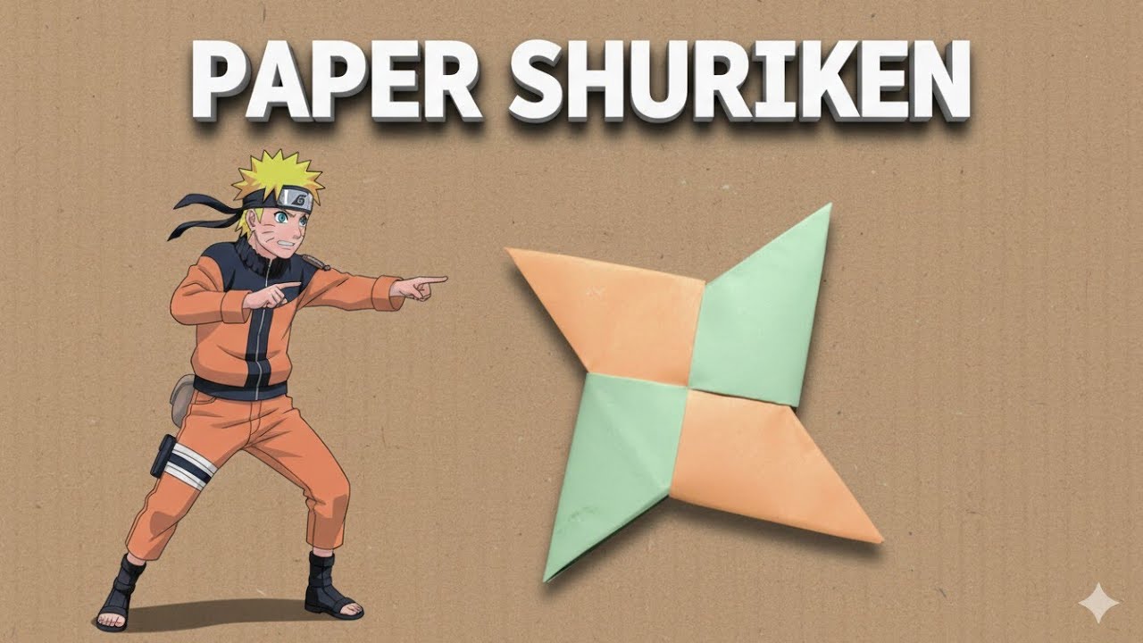 Easy Origami Ninja Star | Paper Shuriken Step by Step 