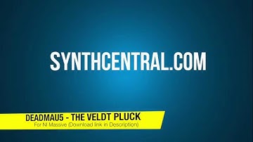 Free Massive Preset [DL] Deadmau5 The Veldt Pluck