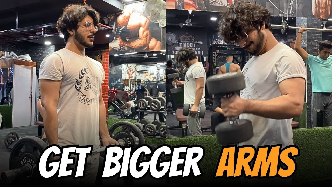 HOW TO GET BIGGER ARMS | BICEPS AND TRICEPS WORKOUT - YouTube