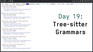 Day 19: Bootstrapping Tree-sitter Grammars - Road to FOSS Business