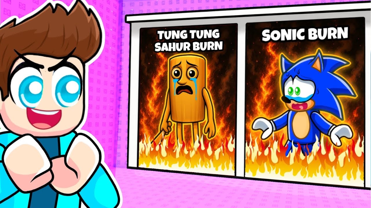 WOULD U RATHER SAVE SONIC OR BURN TUNG TUNG SAHUR !!
