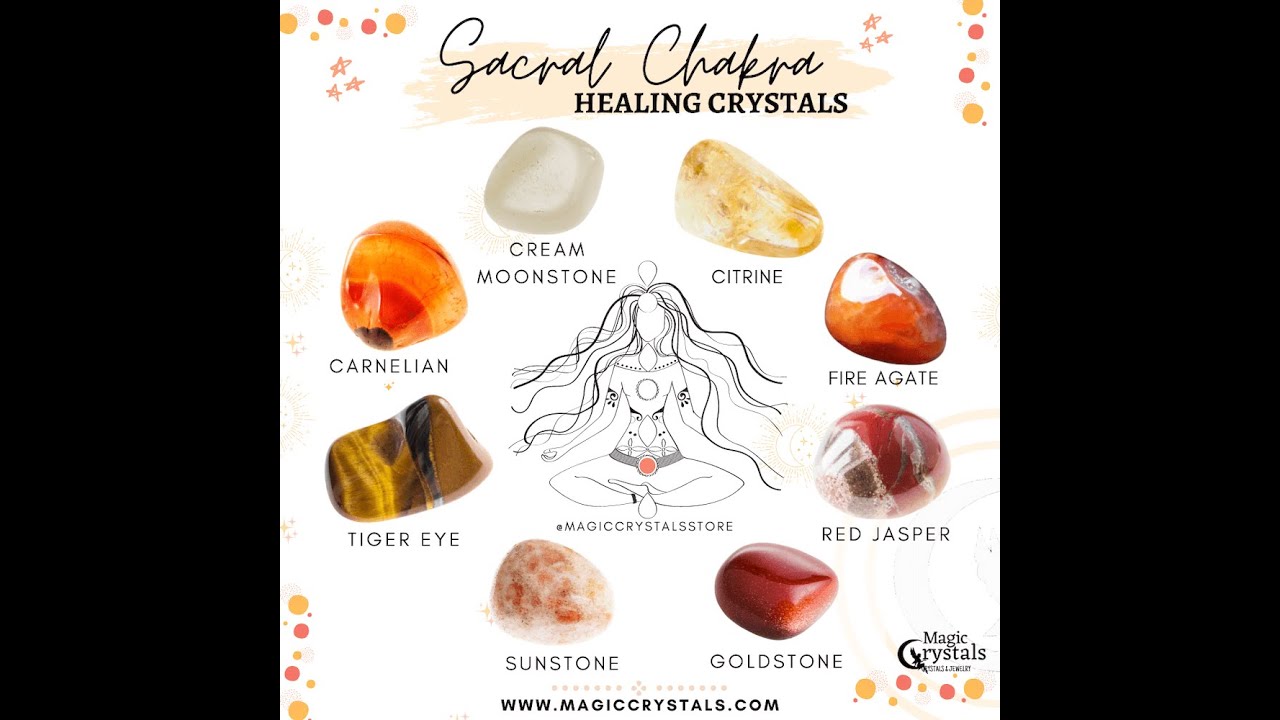 Sacral Chakra Crystals 8 Crystals for Sacral Chakra Opening YouTube